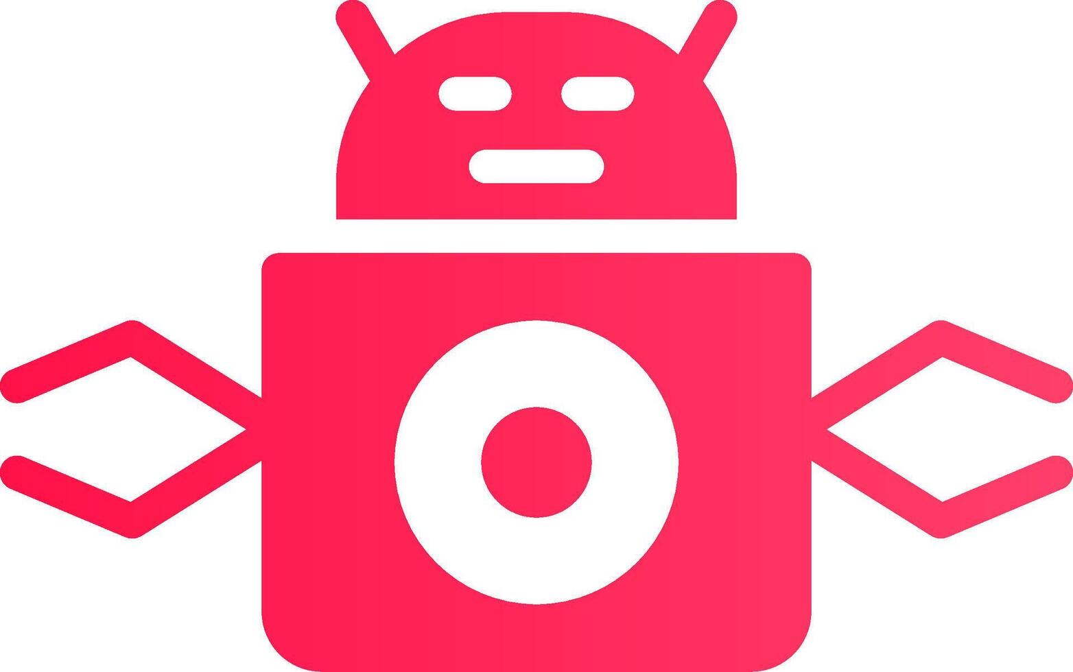 Roboter kreatives Icon-Design vektor