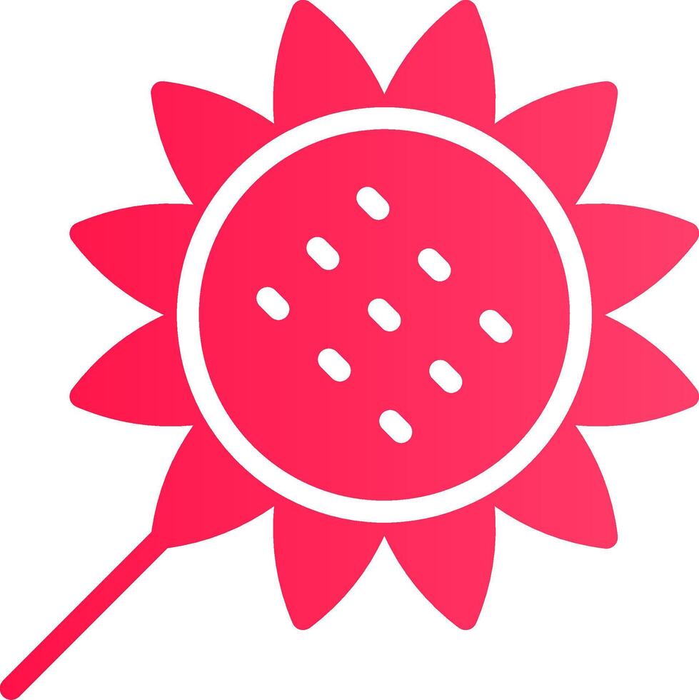 Sonnenblume kreatives Icon-Design vektor