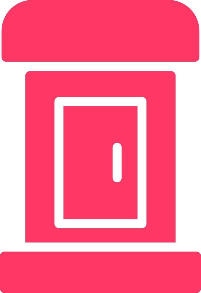 Anrufbox kreatives Icon-Design vektor