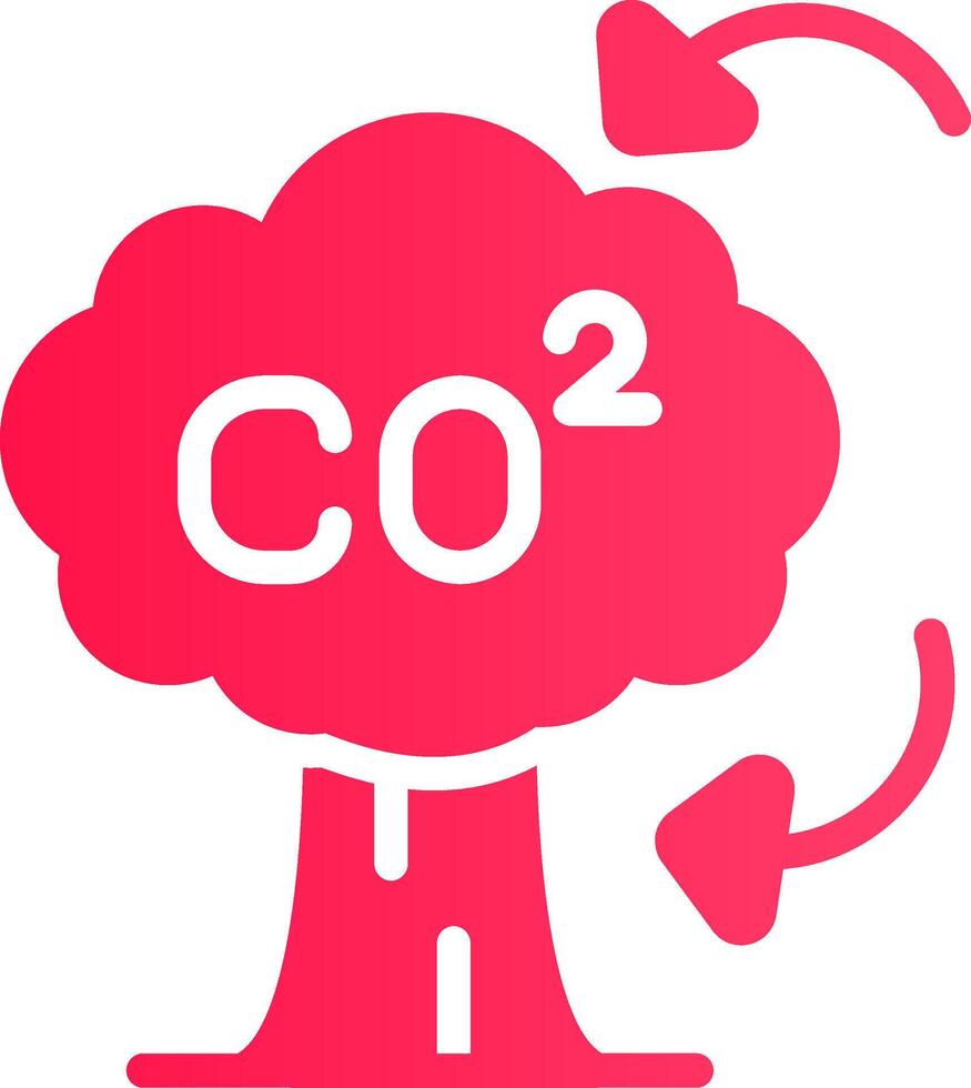 co2 kreativ ikon design vektor