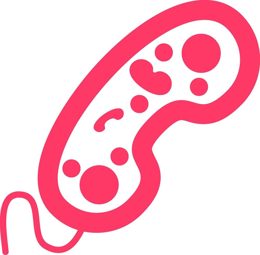 bakterie kreativ ikon design vektor