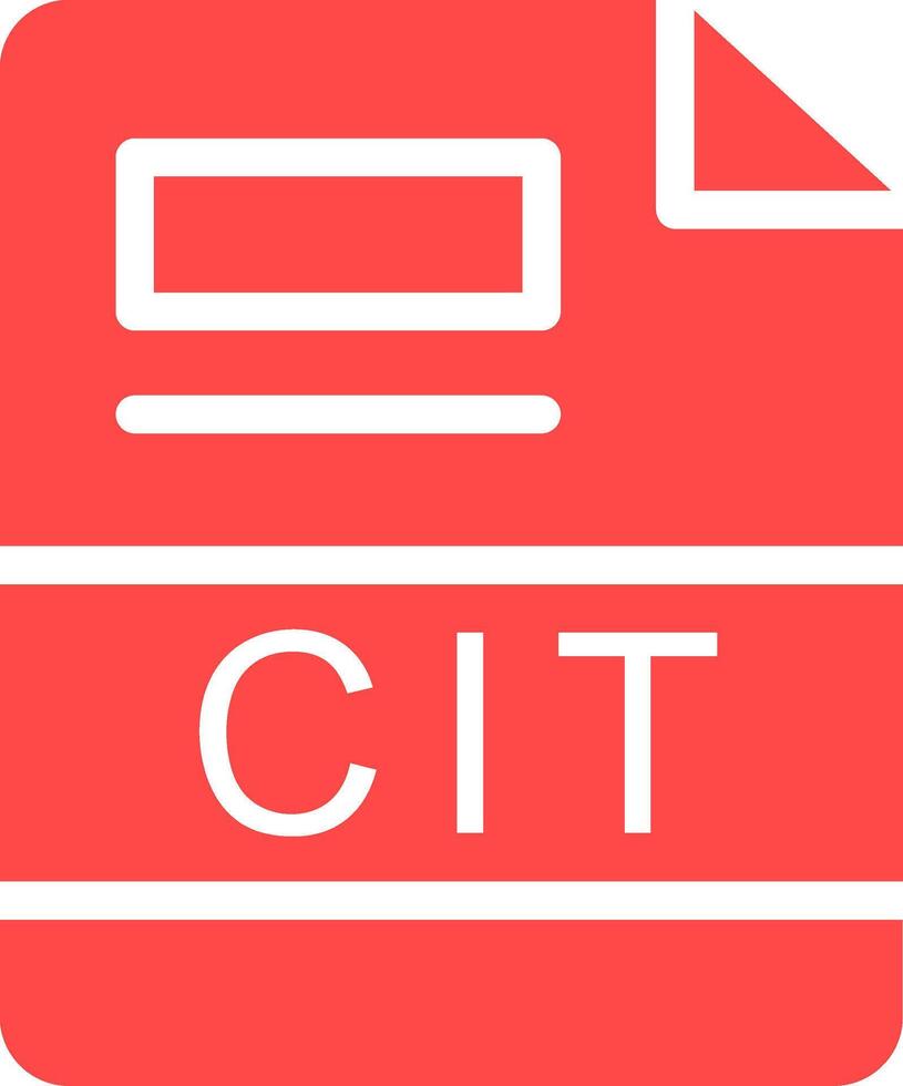 cit kreativ Symbol Design vektor