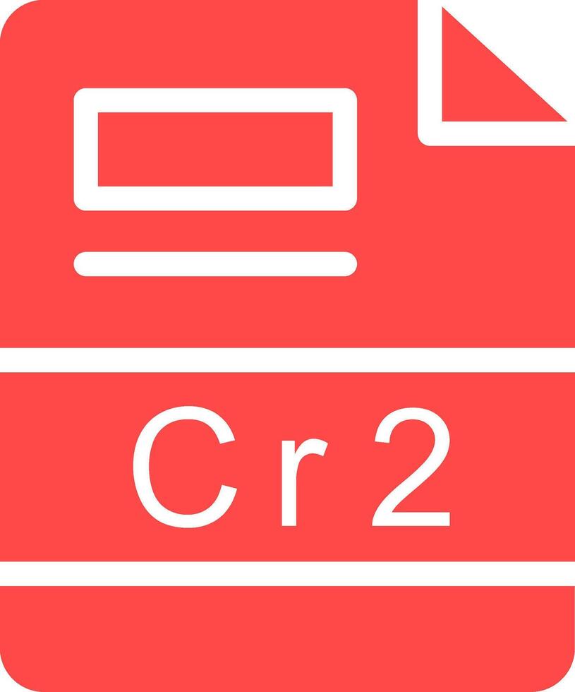 cr2 kreativ Symbol Design vektor