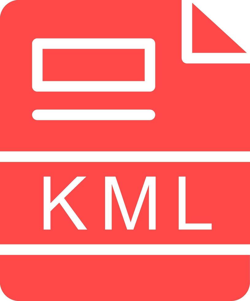 kml kreativ Symbol Design vektor