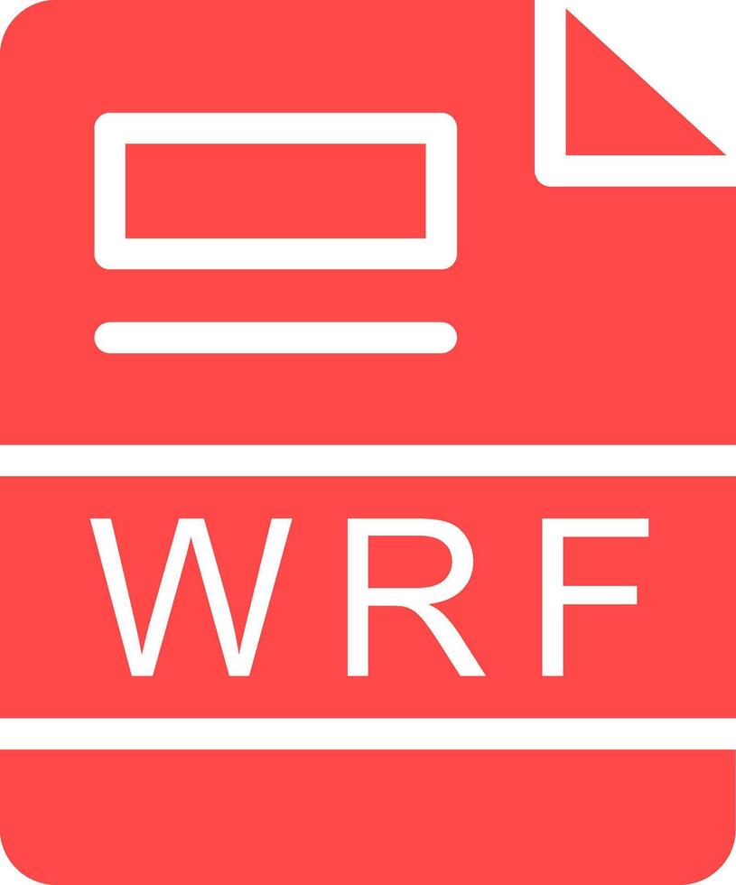 Wrf kreativ Symbol Design vektor