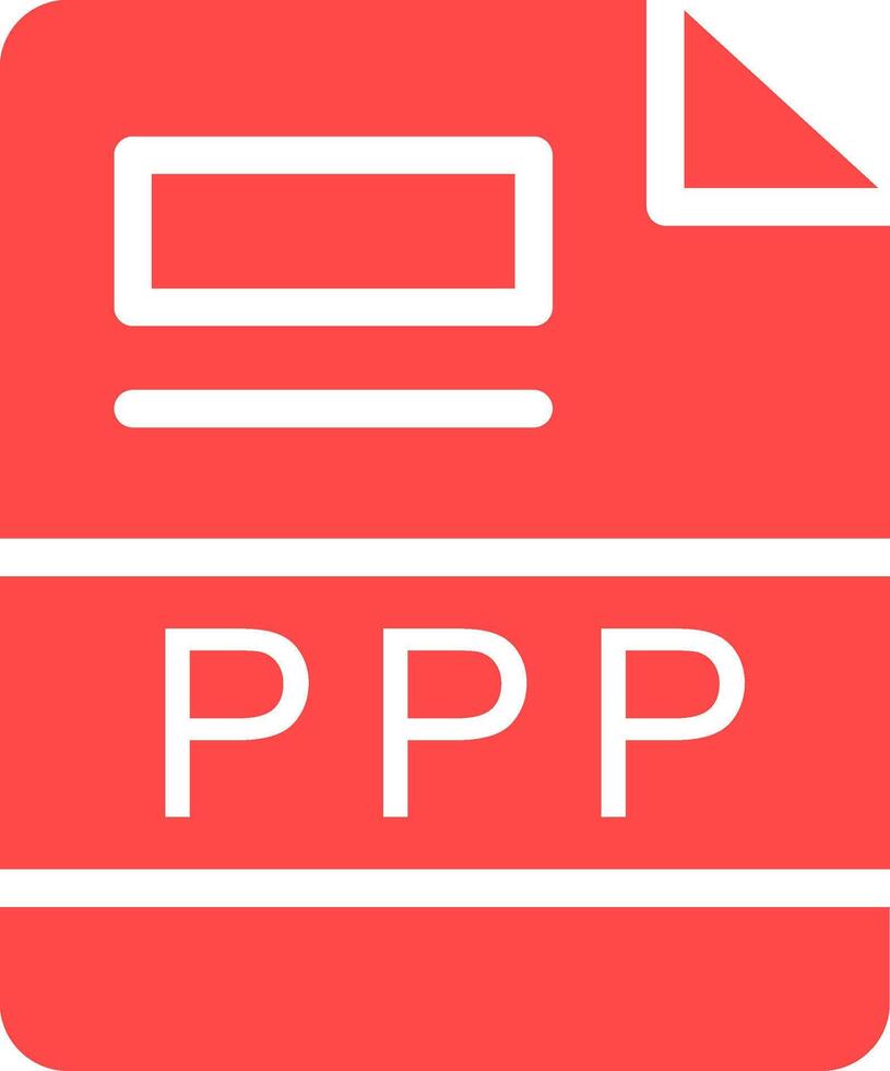 ppp kreativ Symbol Design vektor