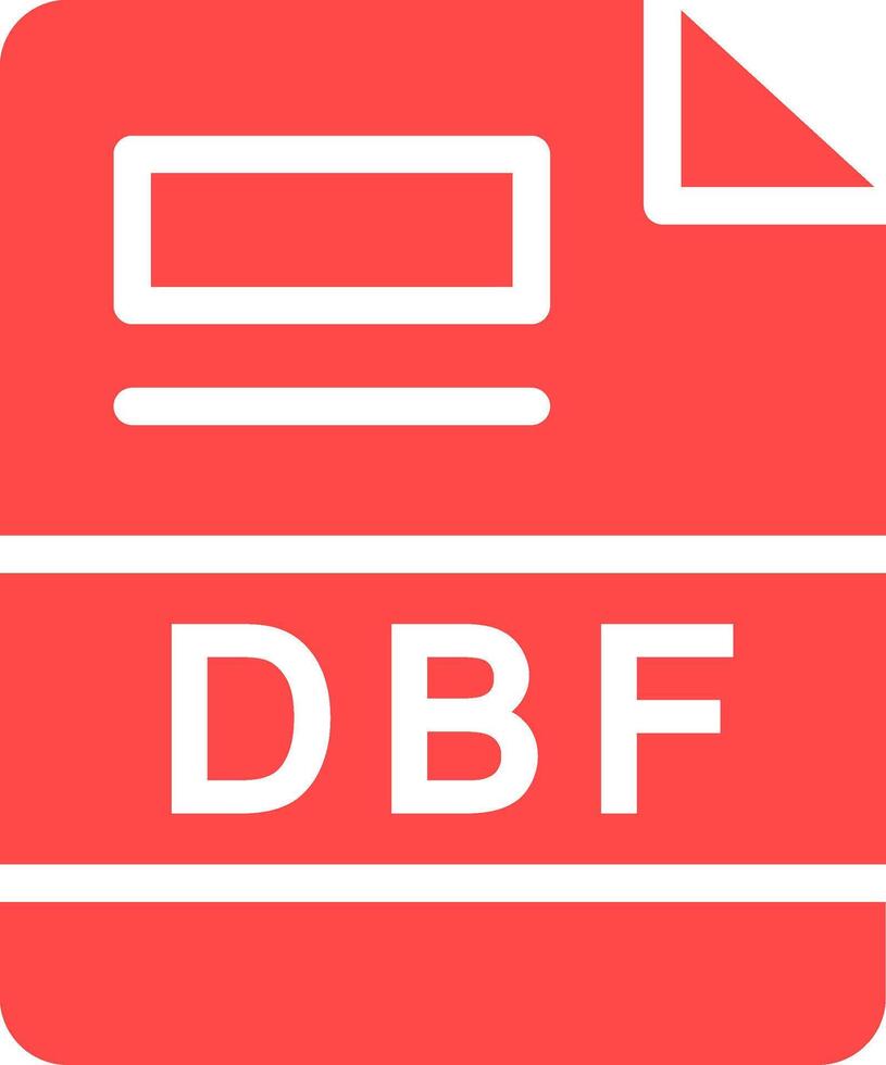 dbf kreativ Symbol Design vektor