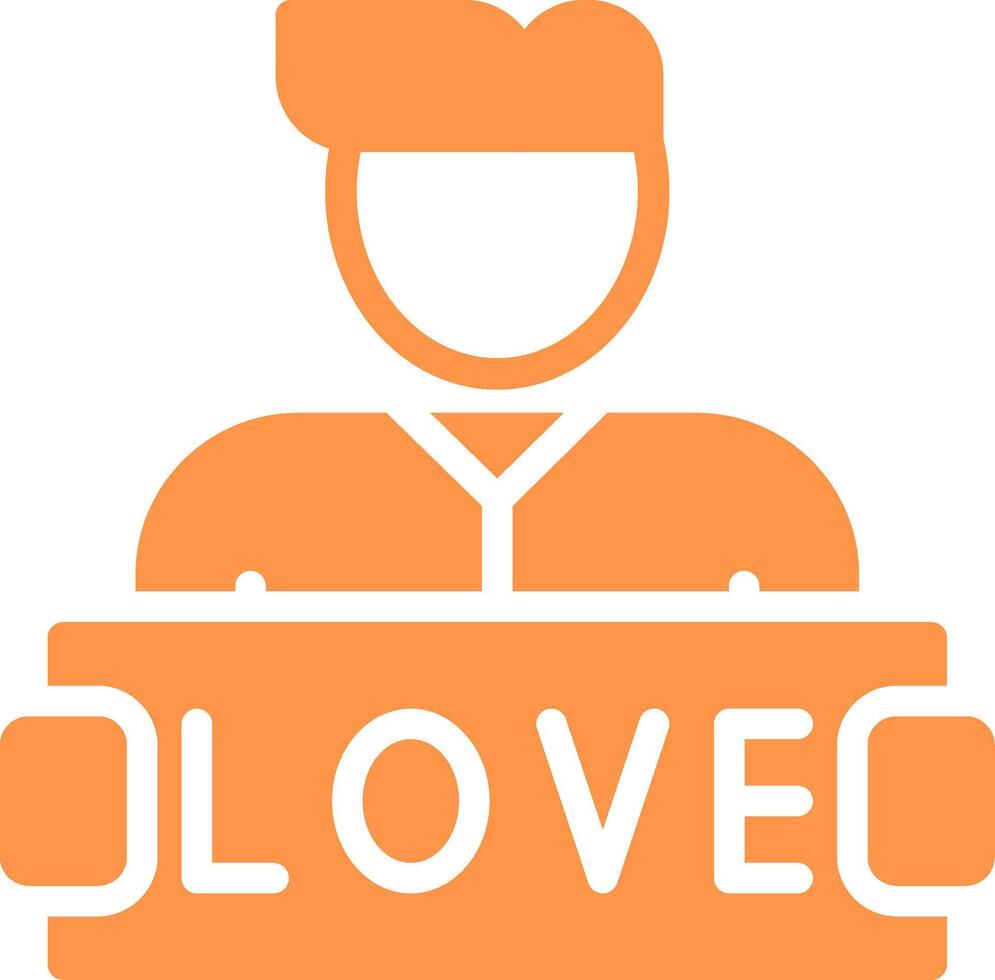 liebe kreatives Icon-Design vektor