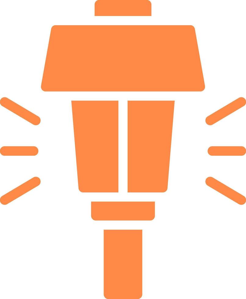 Streetlight kreatives Icon-Design vektor