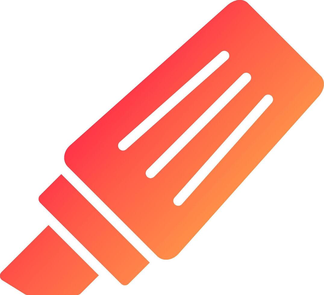 Textmarker kreatives Icon-Design vektor