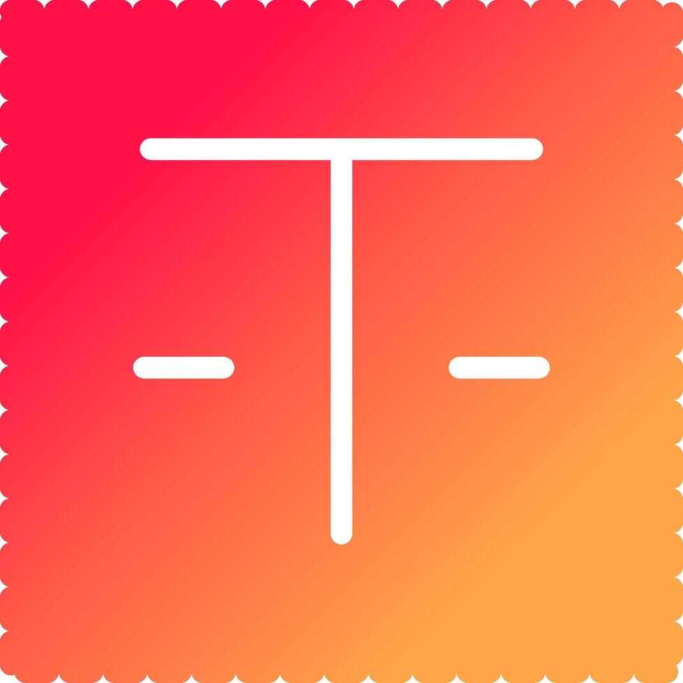 Textfeld kreatives Icon-Design vektor