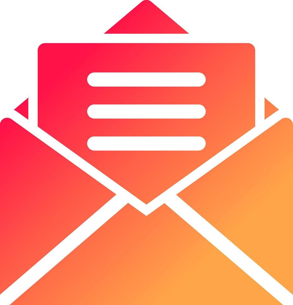 E-Mail kreatives Icon-Design vektor