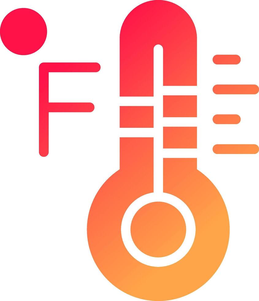 Fahrenheit kreativ Symbol Design vektor