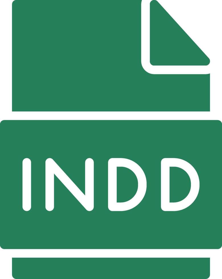 indd Datei kreativ Symbol Design vektor