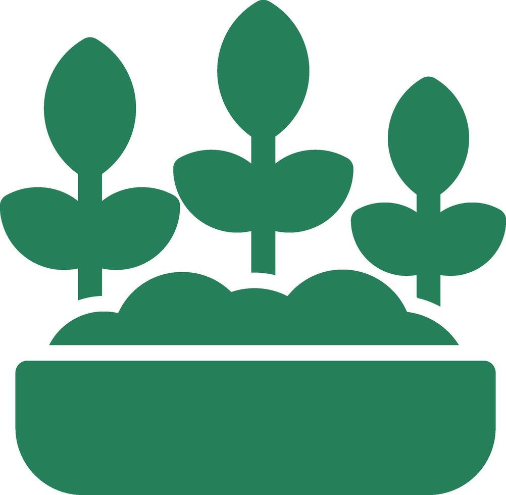 kreatives Icon-Design für die Gartenarbeit vektor