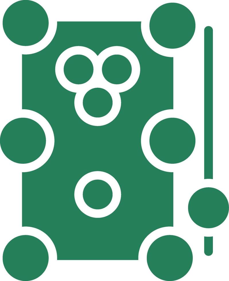 Billard kreativ Symbol Design vektor