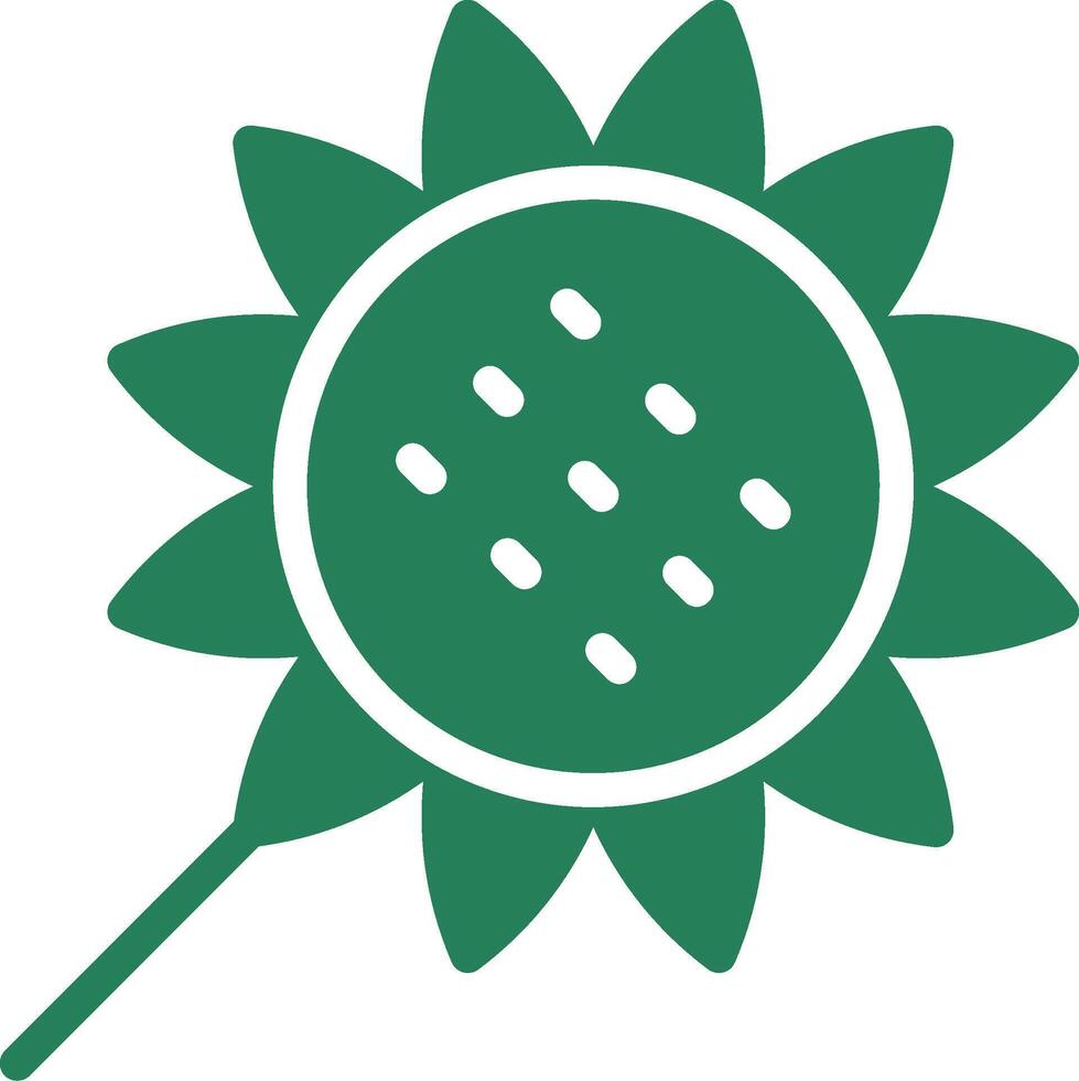 Sonnenblume kreatives Icon-Design vektor