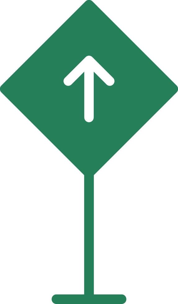 Straßenschild kreatives Icon-Design vektor