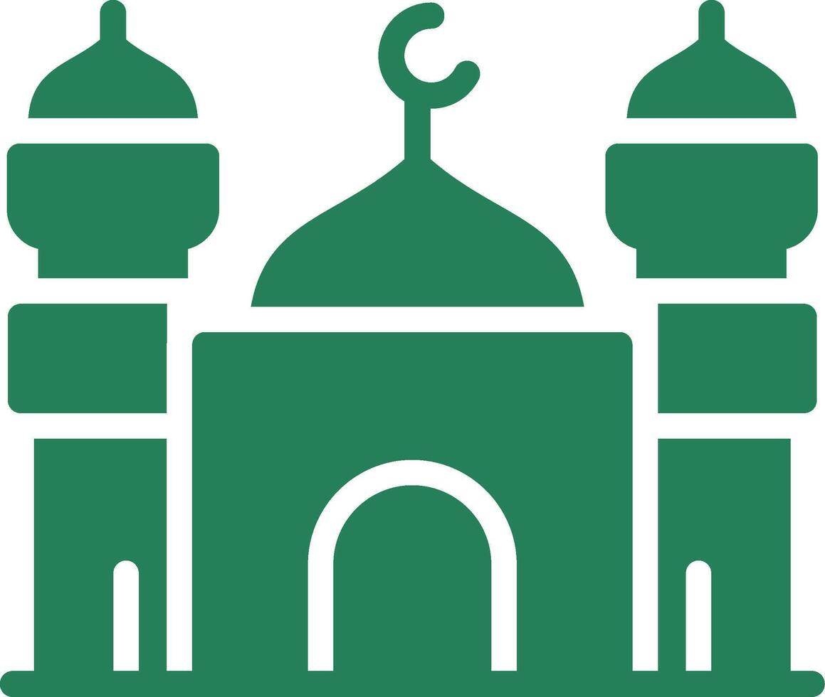 Moschee kreatives Icon-Design vektor