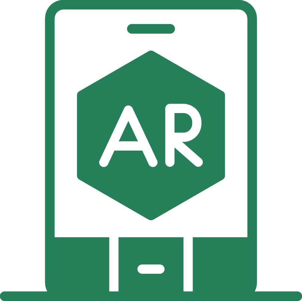 ar App kreativ Symbol Design vektor