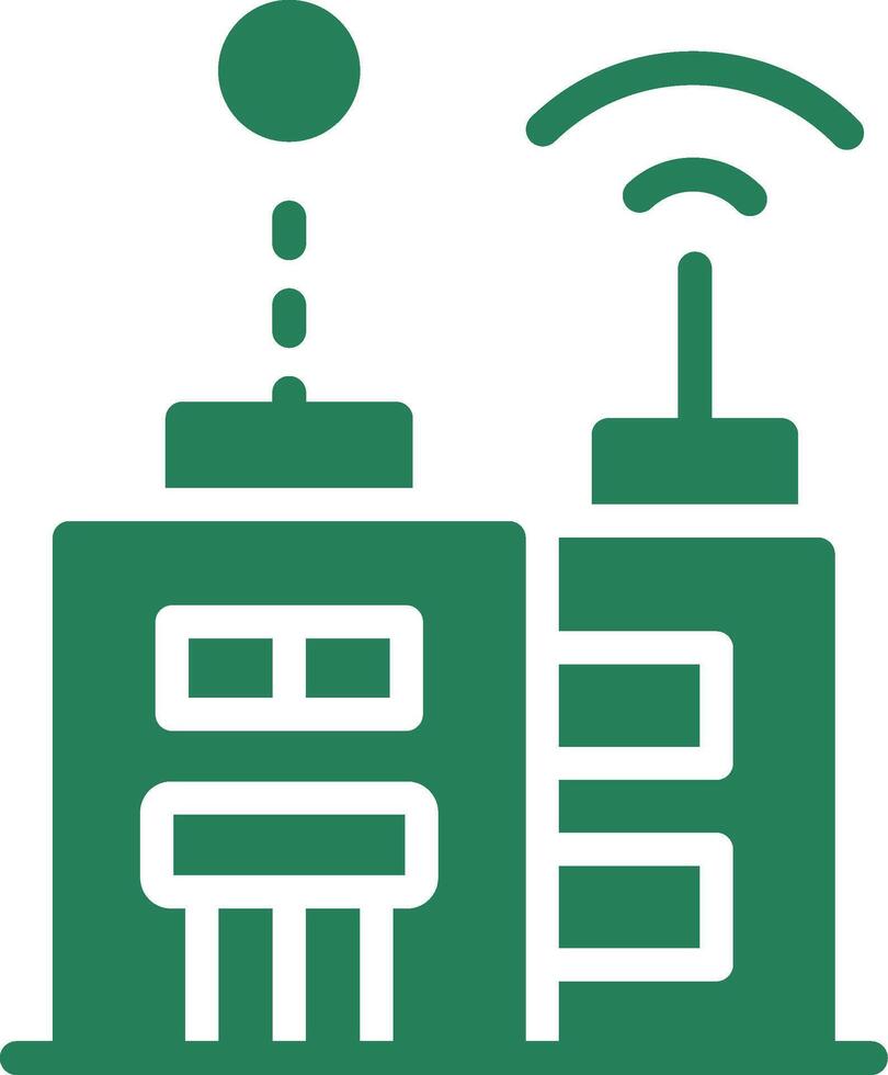 Smart City kreatives Icon-Design vektor