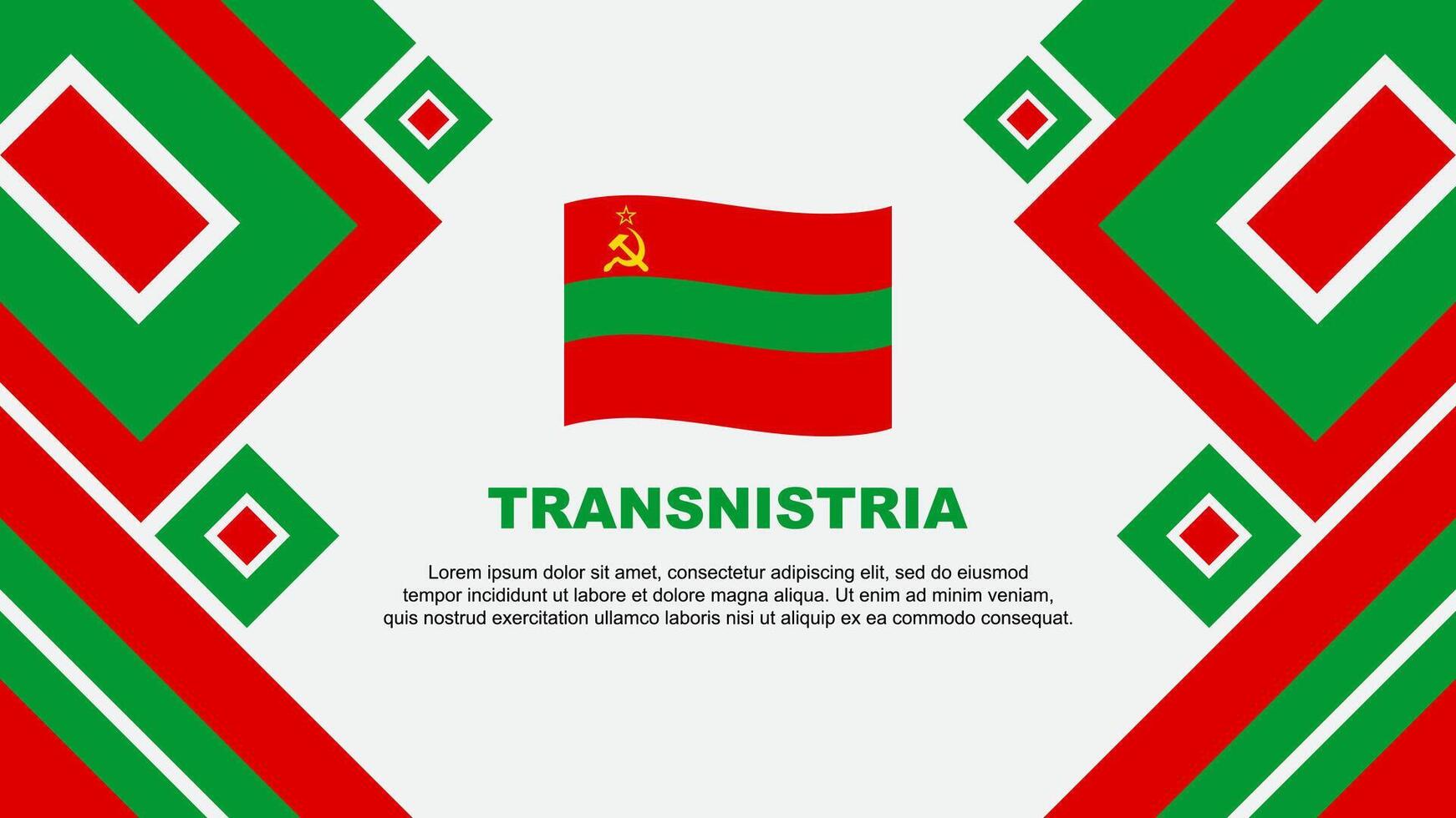 transnistria flagga abstrakt bakgrund design mall. transnistria oberoende dag baner tapet vektor illustration. transnistria tecknad serie