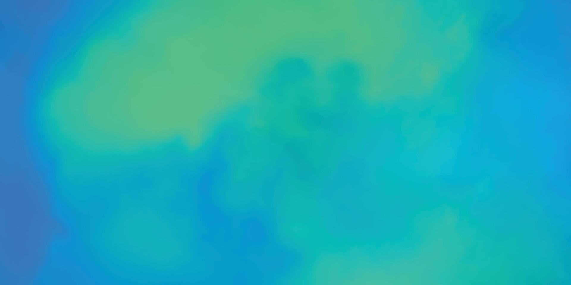 Blau Grün Hintergrund. bunt Aquarell Wolke Textur. abstrakt Aquarell Hintergrund. modern Grunge Textur vektor