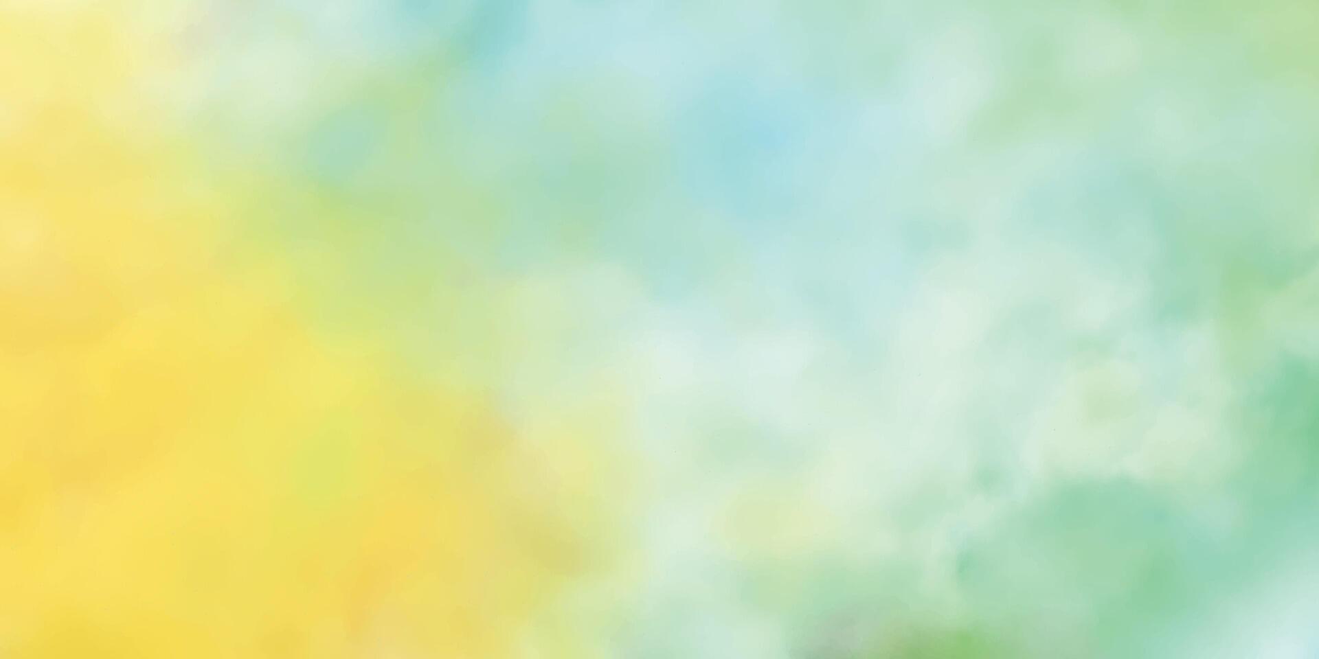 abstrakt bunt Aquarell Hintergrund. bunt Sonnenuntergang Himmel mit geschwollen Wolken. Digital Kunst malen. modern Aquarell malen. vektor