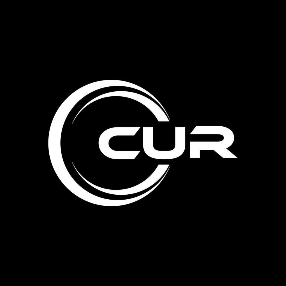 cur Logo Design, Inspiration zum ein einzigartig Identität. modern Eleganz und kreativ Design. Wasserzeichen Ihre Erfolg mit das auffällig diese Logo. vektor