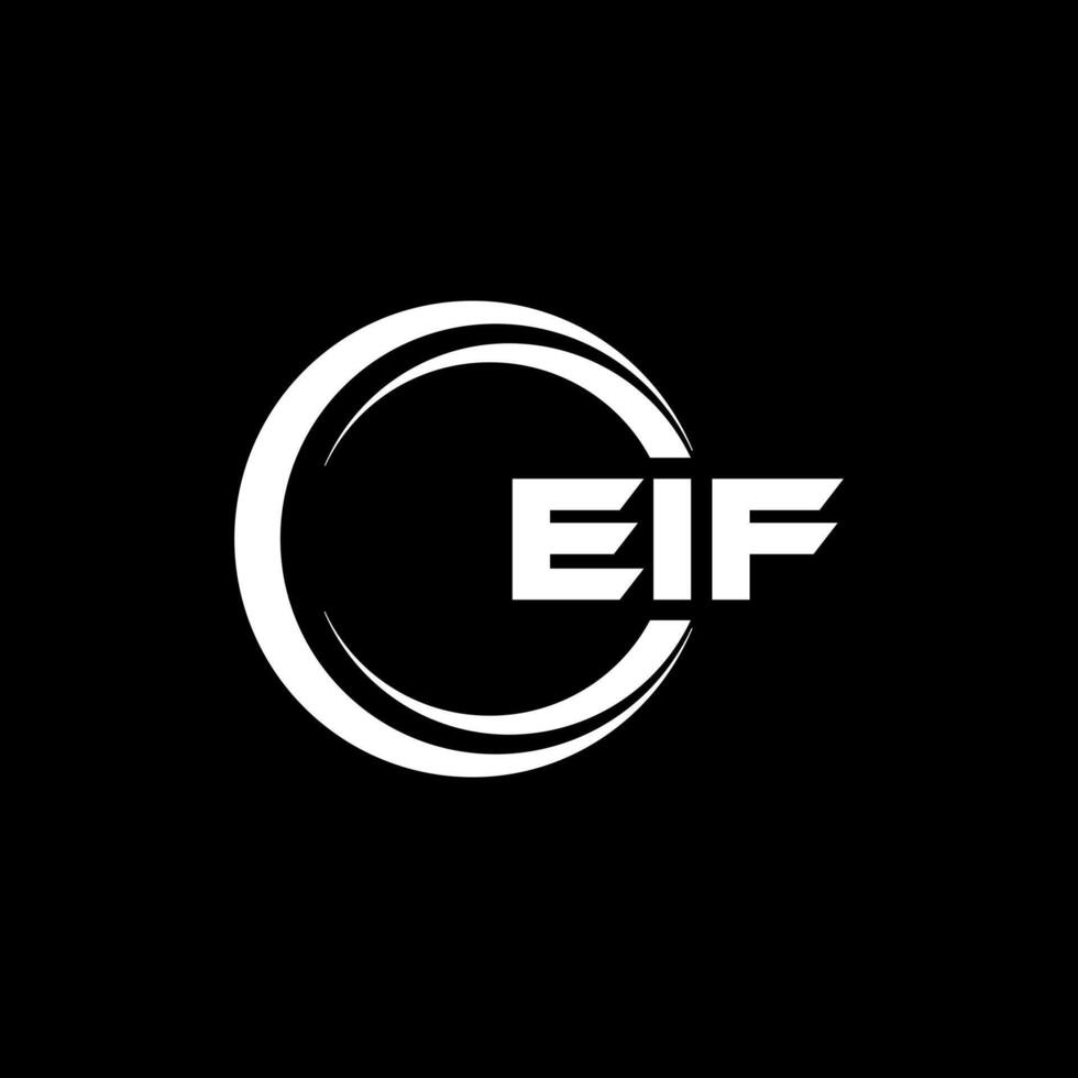 eif brev logotyp design, inspiration för en unik identitet. modern elegans och kreativ design. vattenmärke din Framgång med de slående detta logotyp. vektor