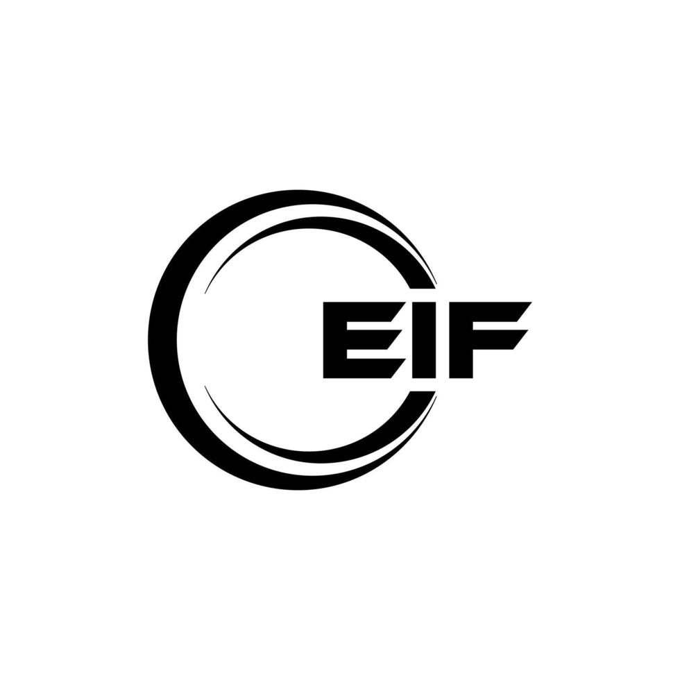 eif Brief Logo Design, Inspiration zum ein einzigartig Identität. modern Eleganz und kreativ Design. Wasserzeichen Ihre Erfolg mit das auffällig diese Logo. vektor