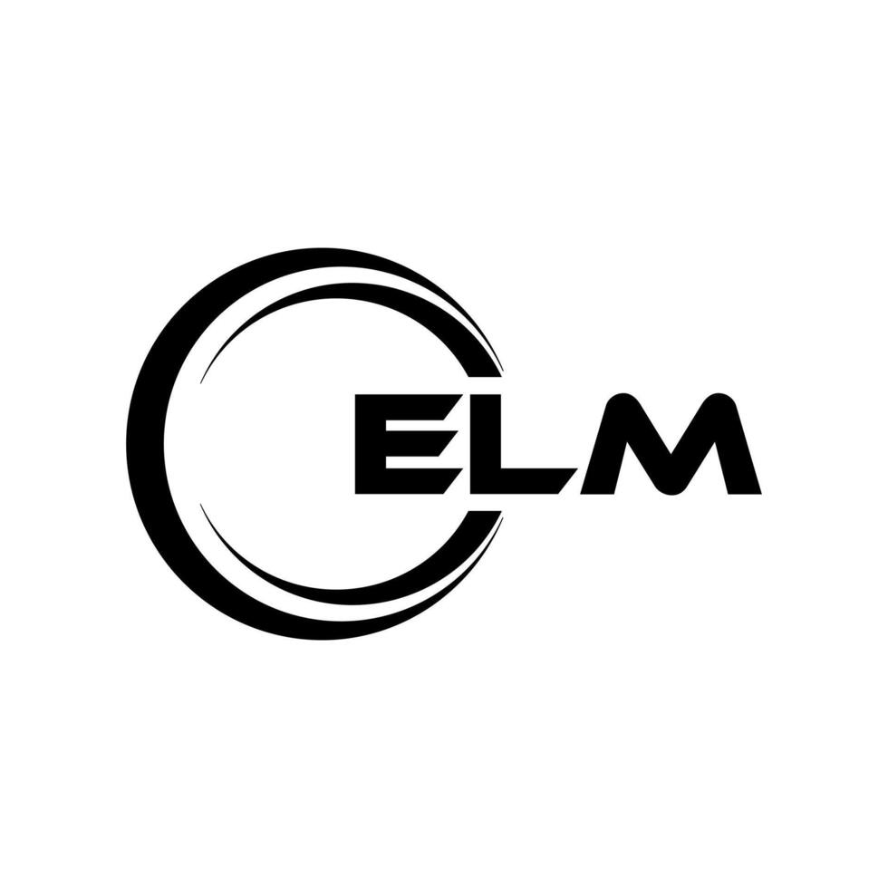 Ulme Brief Logo Design, Inspiration zum ein einzigartig Identität. modern Eleganz und kreativ Design. Wasserzeichen Ihre Erfolg mit das auffällig diese Logo. vektor