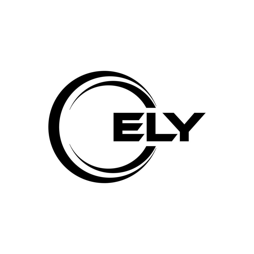 ely brev logotyp design, inspiration för en unik identitet. modern elegans och kreativ design. vattenmärke din Framgång med de slående detta logotyp. vektor