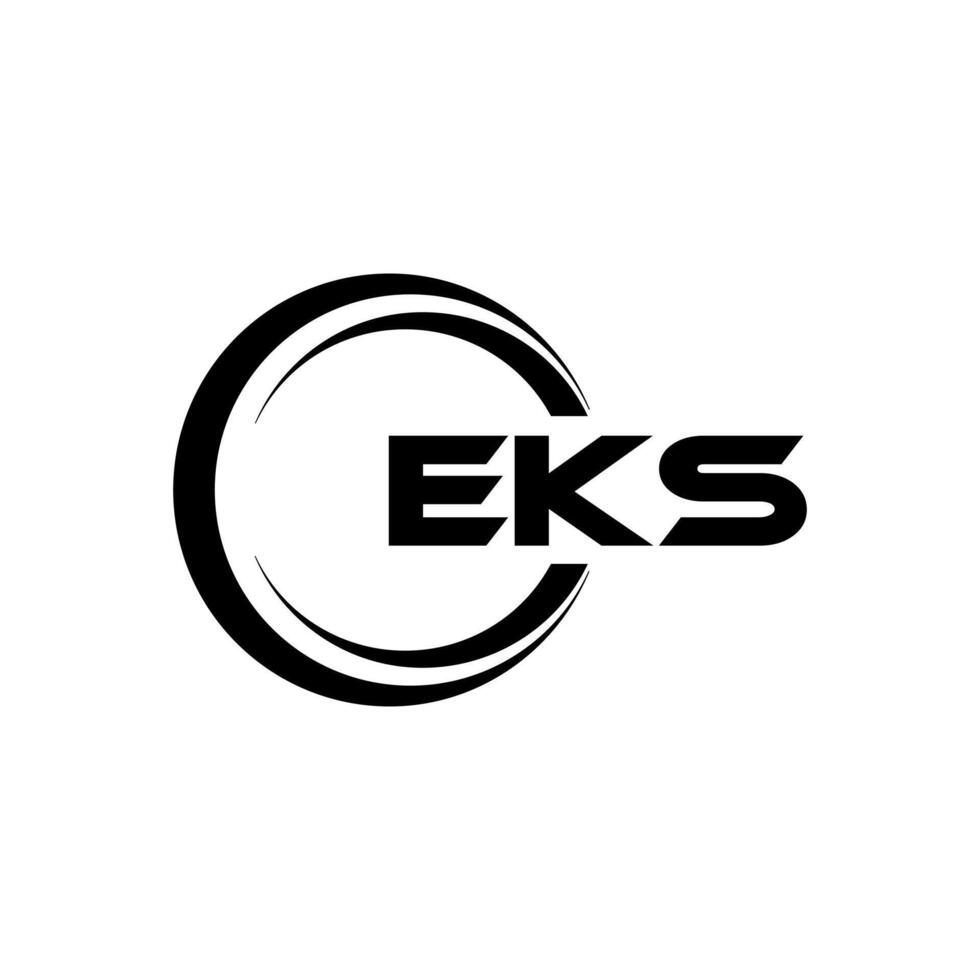 eks Brief Logo Design, Inspiration zum ein einzigartig Identität. modern Eleganz und kreativ Design. Wasserzeichen Ihre Erfolg mit das auffällig diese Logo. vektor