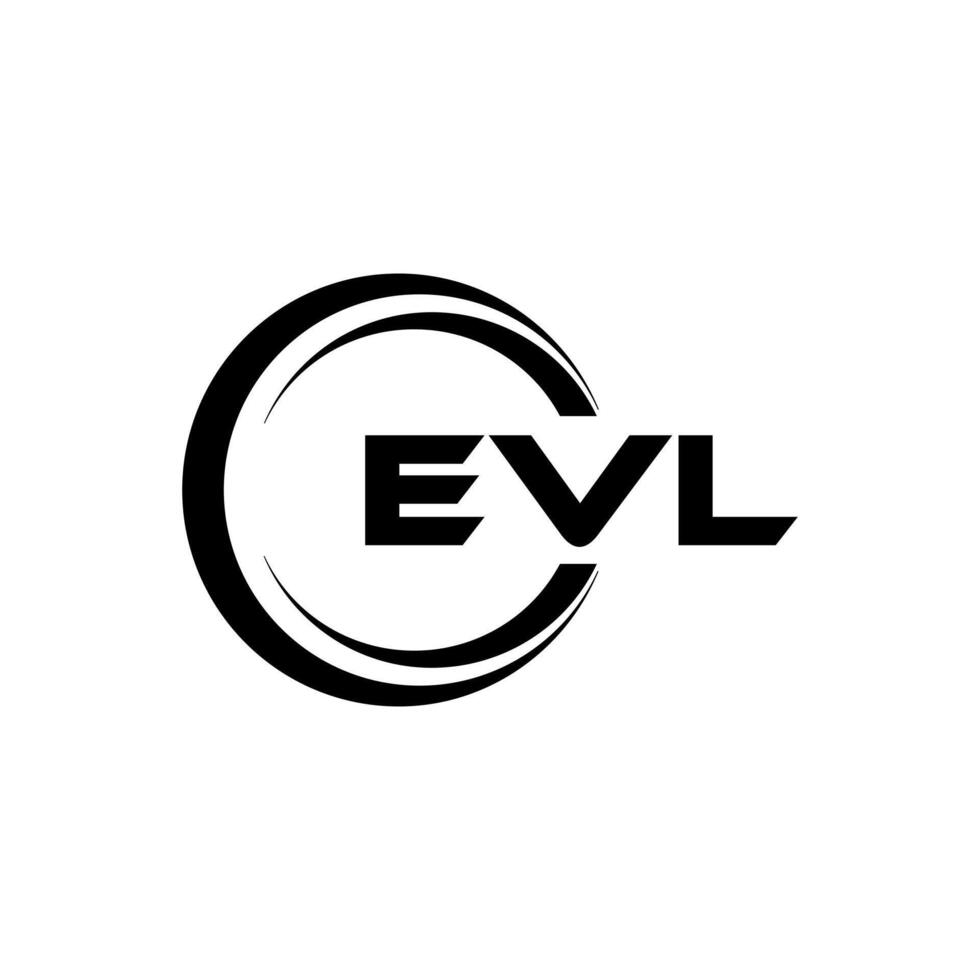 evl Brief Logo Design, Inspiration zum ein einzigartig Identität. modern Eleganz und kreativ Design. Wasserzeichen Ihre Erfolg mit das auffällig diese Logo. vektor