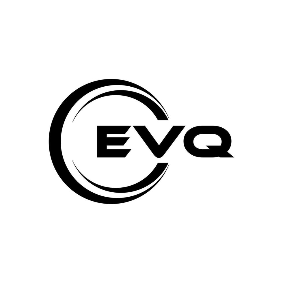 evq Brief Logo Design, Inspiration zum ein einzigartig Identität. modern Eleganz und kreativ Design. Wasserzeichen Ihre Erfolg mit das auffällig diese Logo. vektor