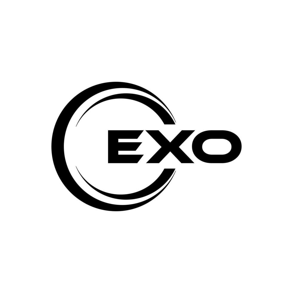 exo Brief Logo Design, Inspiration zum ein einzigartig Identität. modern Eleganz und kreativ Design. Wasserzeichen Ihre Erfolg mit das auffällig diese Logo. vektor