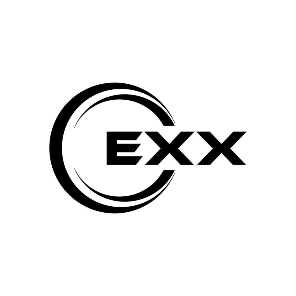 exx brev logotyp design, inspiration för en unik identitet. modern elegans och kreativ design. vattenmärke din Framgång med de slående detta logotyp. vektor