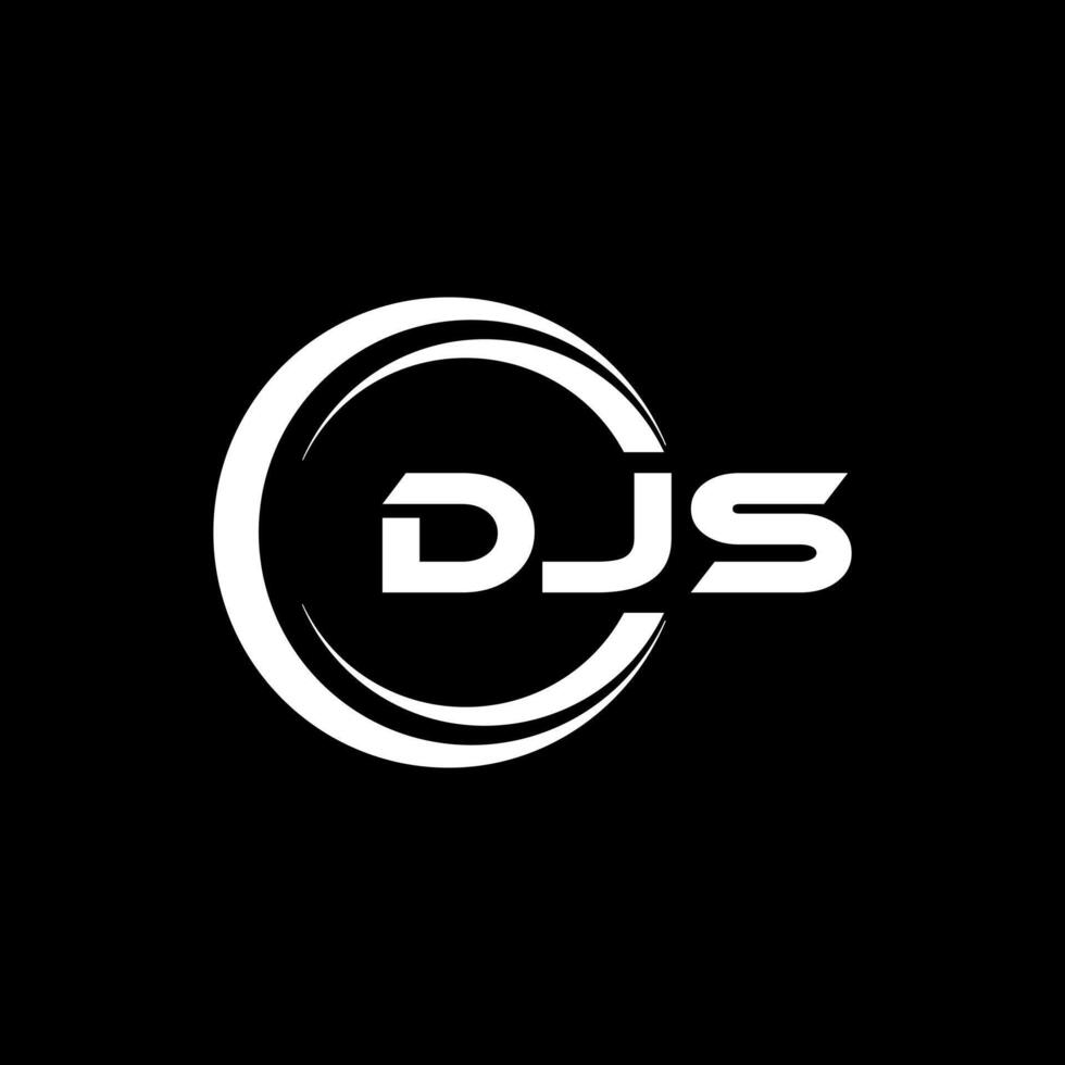 DJs Brief Logo Design, Inspiration zum ein einzigartig Identität. modern Eleganz und kreativ Design. Wasserzeichen Ihre Erfolg mit das auffällig diese Logo. vektor