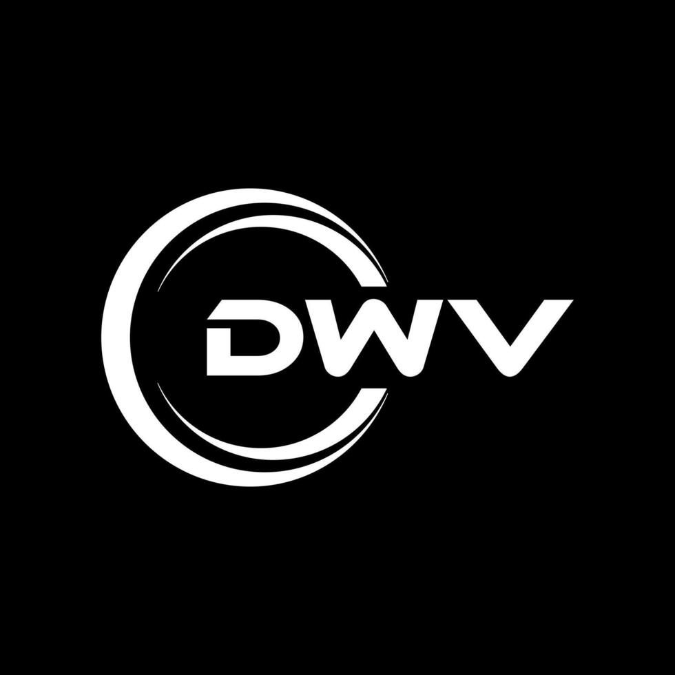 dwv Brief Logo Design, Inspiration zum ein einzigartig Identität. modern Eleganz und kreativ Design. Wasserzeichen Ihre Erfolg mit das auffällig diese Logo. vektor