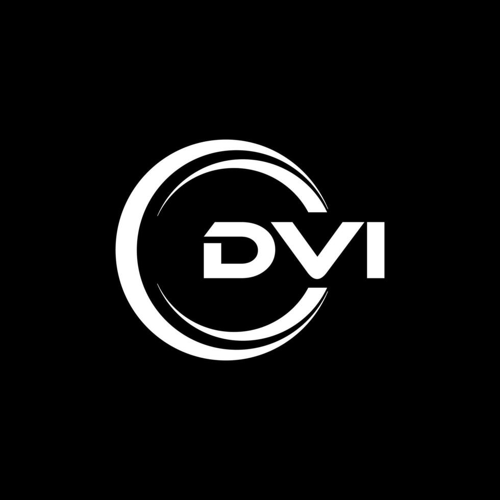 dvi Brief Logo Design, Inspiration zum ein einzigartig Identität. modern Eleganz und kreativ Design. Wasserzeichen Ihre Erfolg mit das auffällig diese Logo. vektor