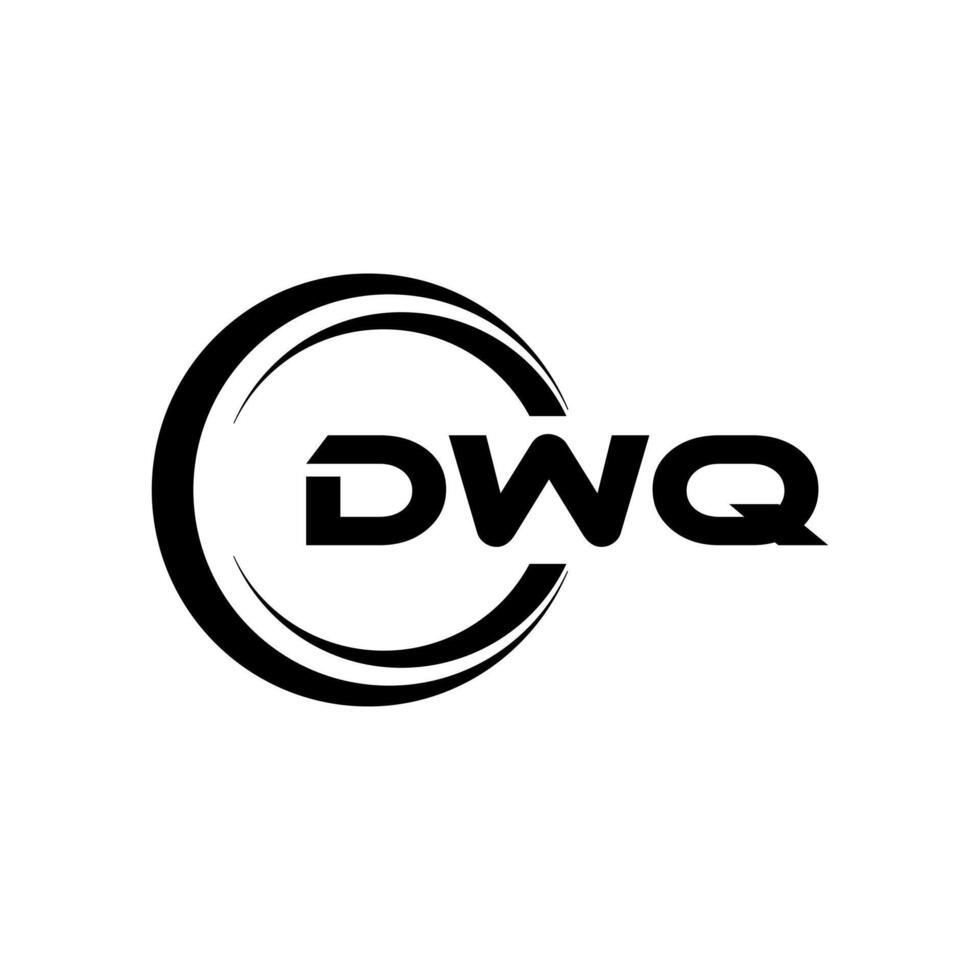 dwq Brief Logo Design, Inspiration zum ein einzigartig Identität. modern Eleganz und kreativ Design. Wasserzeichen Ihre Erfolg mit das auffällig diese Logo. vektor
