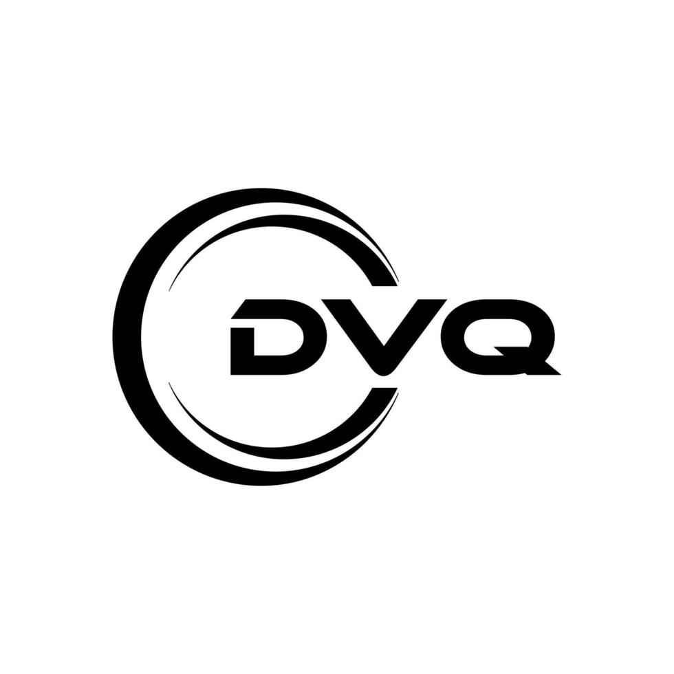 dvq Brief Logo Design, Inspiration zum ein einzigartig Identität. modern Eleganz und kreativ Design. Wasserzeichen Ihre Erfolg mit das auffällig diese Logo. vektor