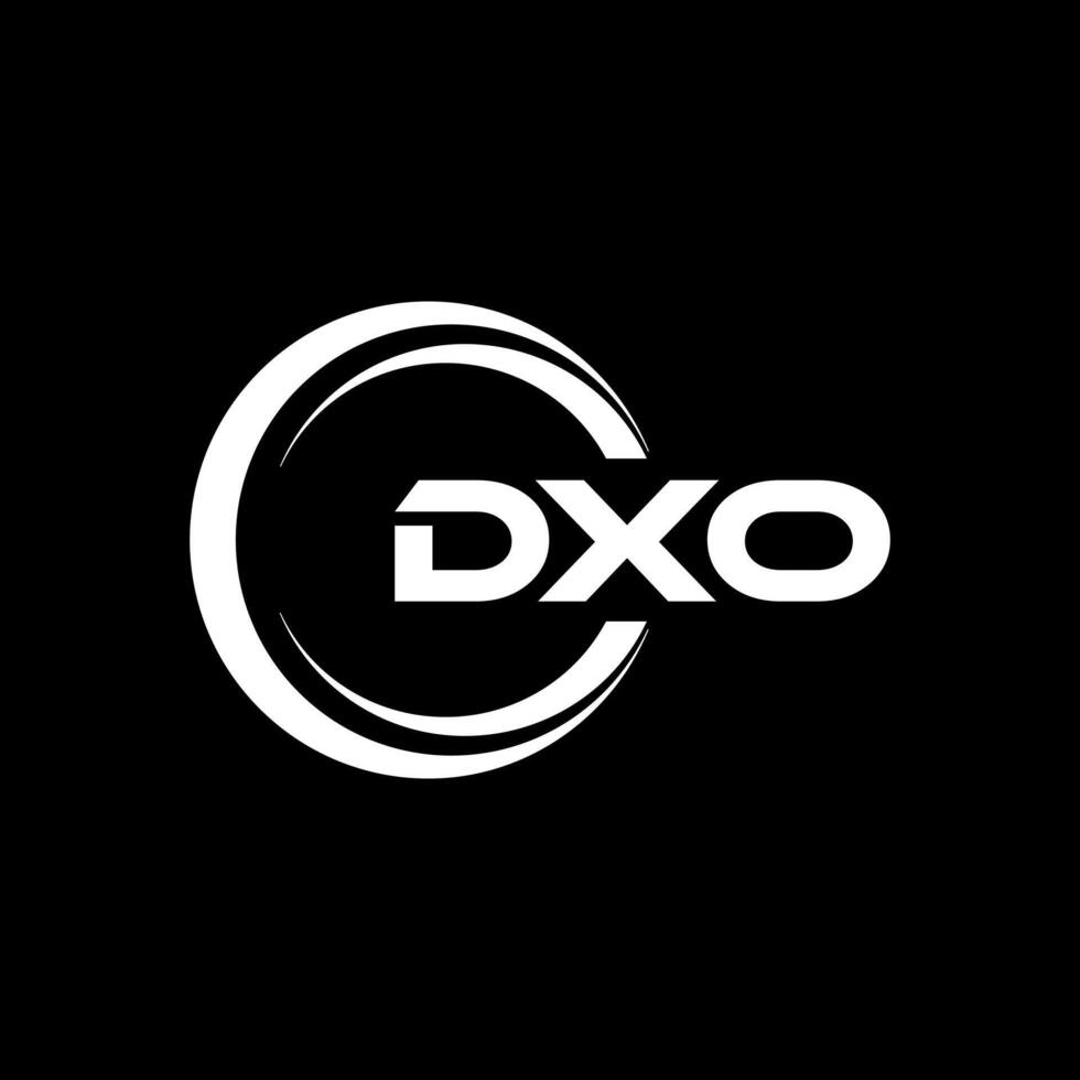 dxo Brief Logo Design, Inspiration zum ein einzigartig Identität. modern Eleganz und kreativ Design. Wasserzeichen Ihre Erfolg mit das auffällig diese Logo. vektor