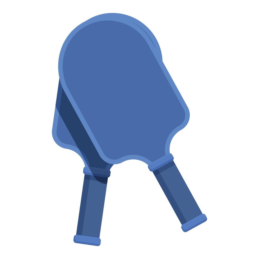 blå pickleball ikon tecknad serie vektor. sport spel vektor