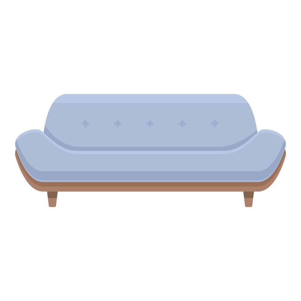 Sanft Textil- Sofa Symbol Karikatur Vektor. online Erwachsene Verkauf vektor