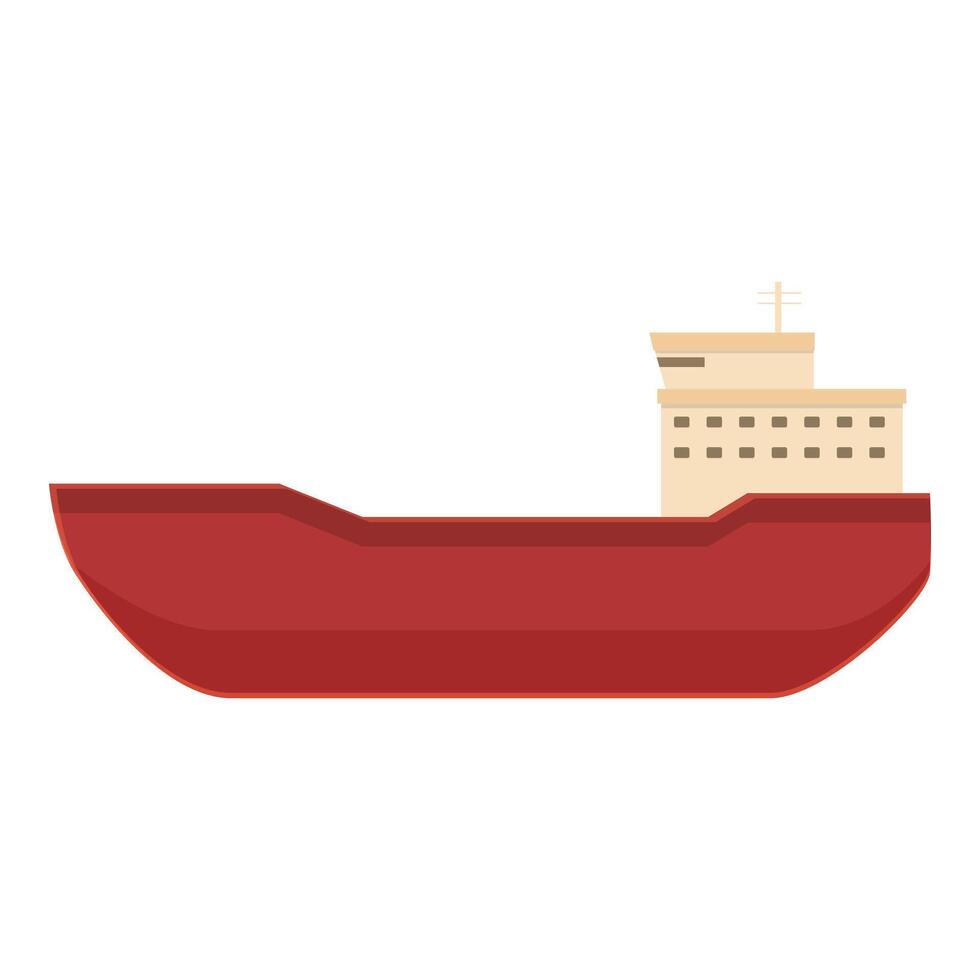 arktisk utforskning fartyg ikon tecknad serie vektor. forskare resa vektor