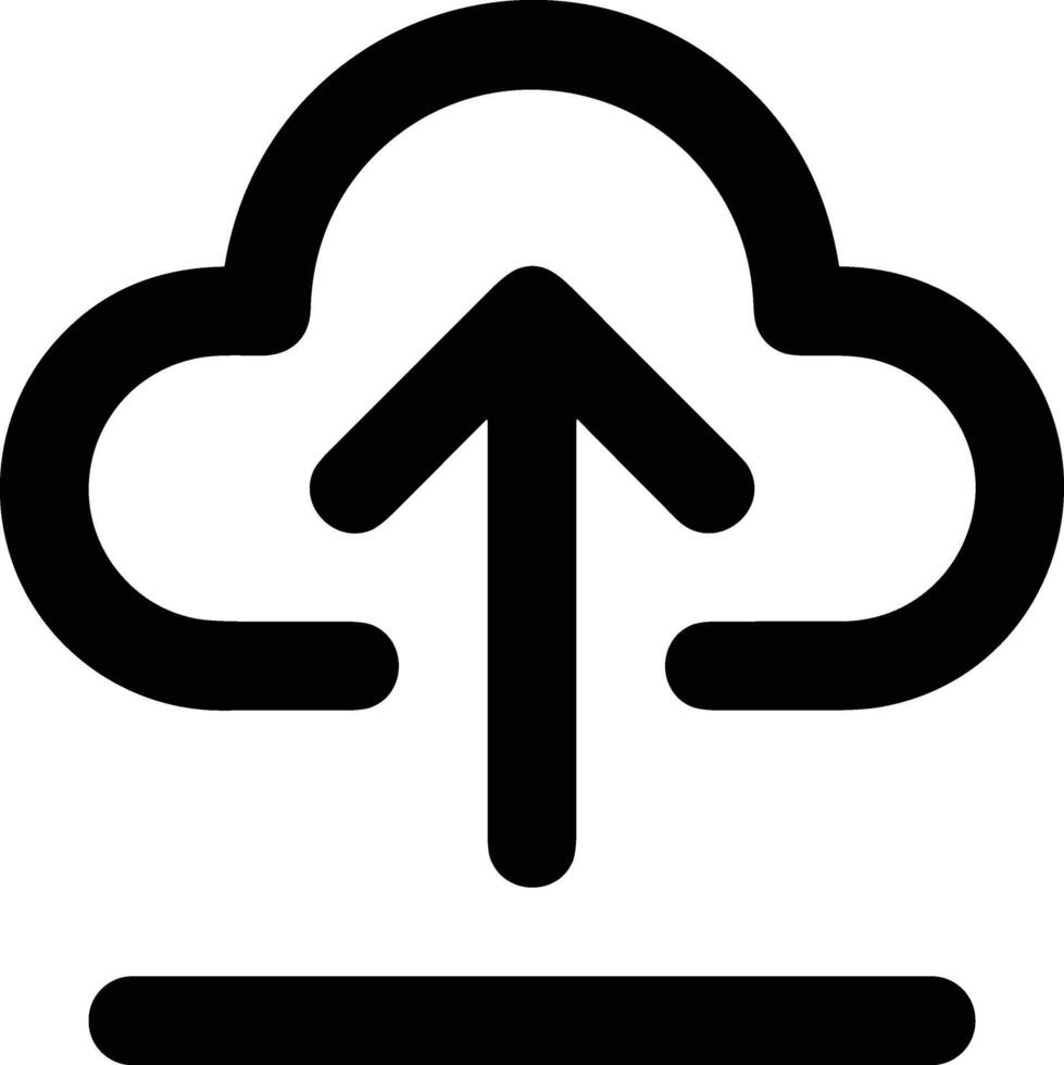 Wolke Symbol Symbol Vektor Bild. Illustration von das Hosting Lager Design Bild