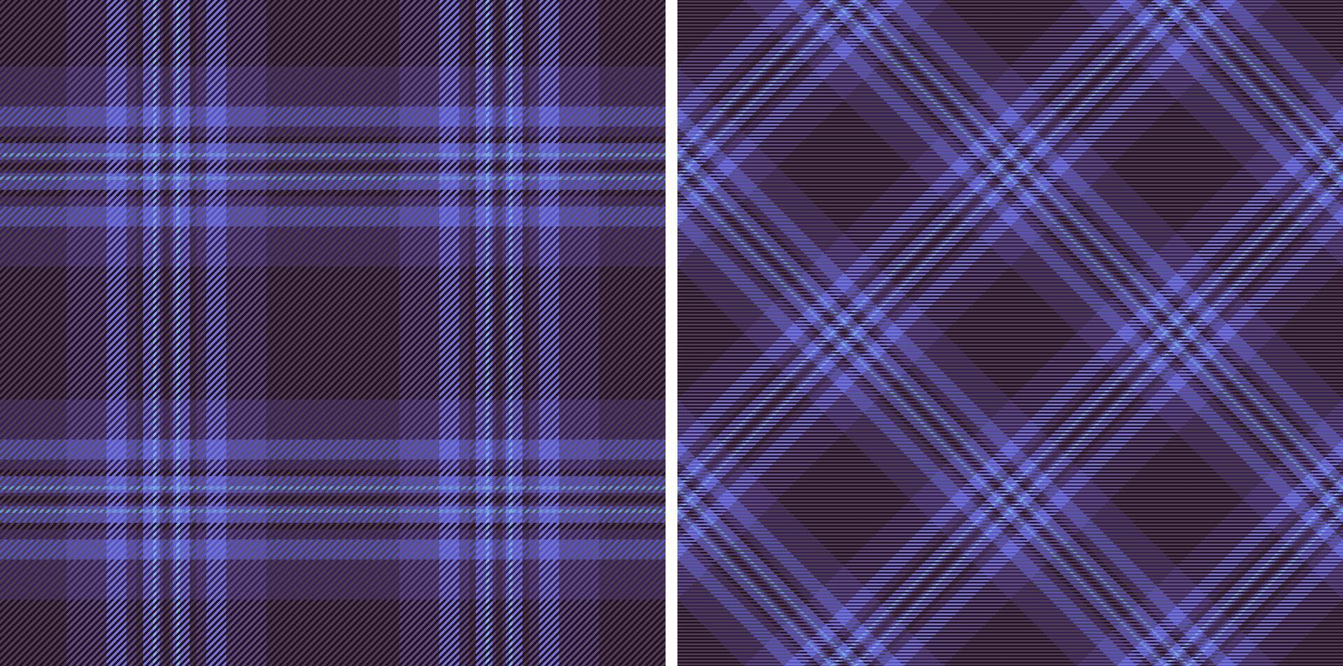 Stoff Tartan Textur von Vektor nahtlos Textil- mit ein Hintergrund Plaid prüfen Muster.