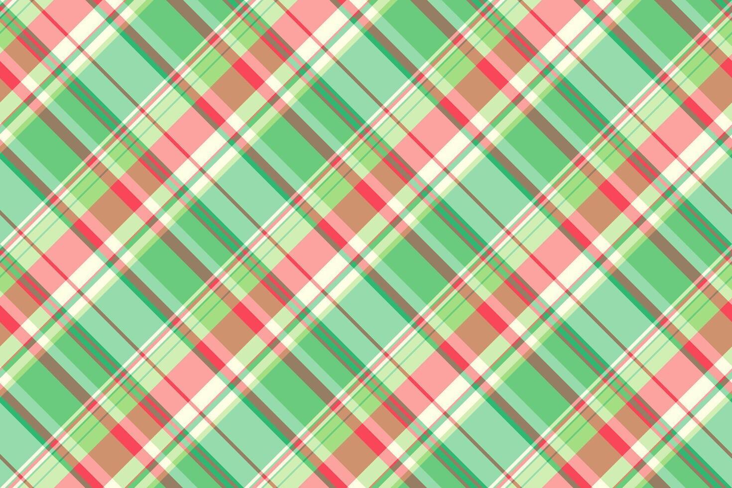 wählen Textur Muster Textil, jpg prüfen Tartan Plaid. faserig Hintergrund Vektor Stoff nahtlos im Grün und Orange Farben.